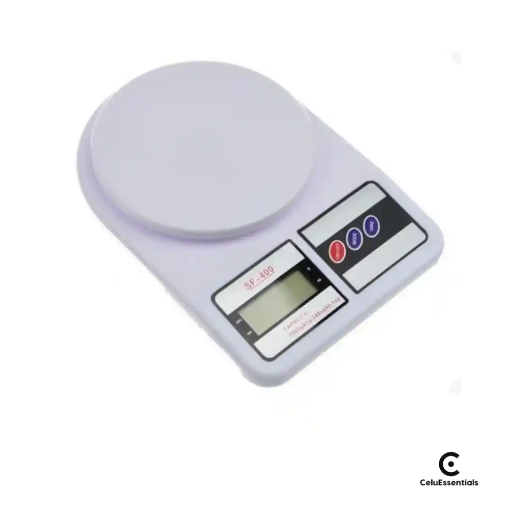 Balanza Gramera De Cocina Digital Sq Cozinha Sf-400 Pesa Hasta 10kg Blanca