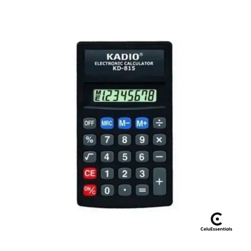 Calculadora Kadio Kd-815 8 Dígitos Portable Bolsillo