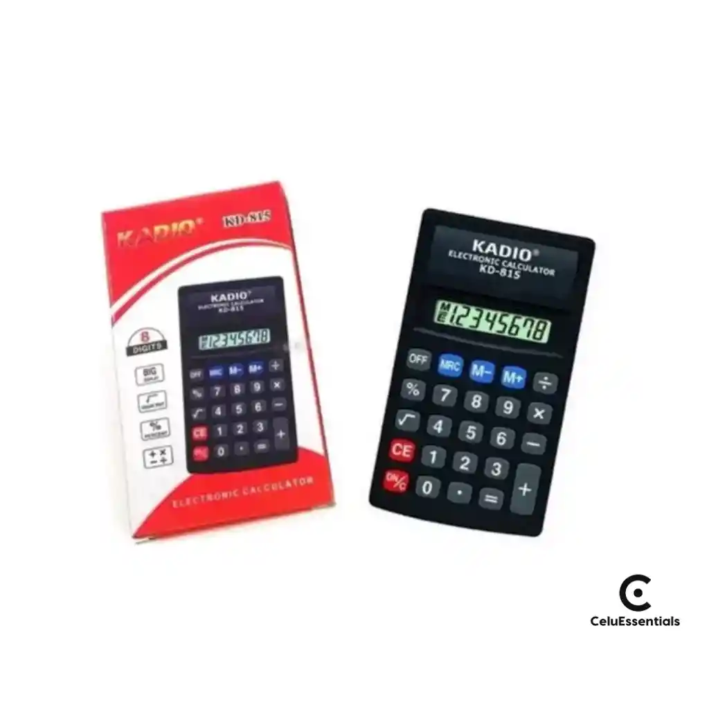 Calculadora Kadio Kd-815 8 Dígitos Portable Bolsillo