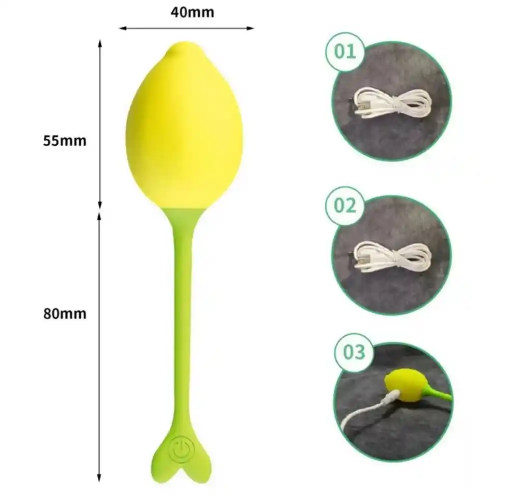 Vibrador Limon-control Remoto