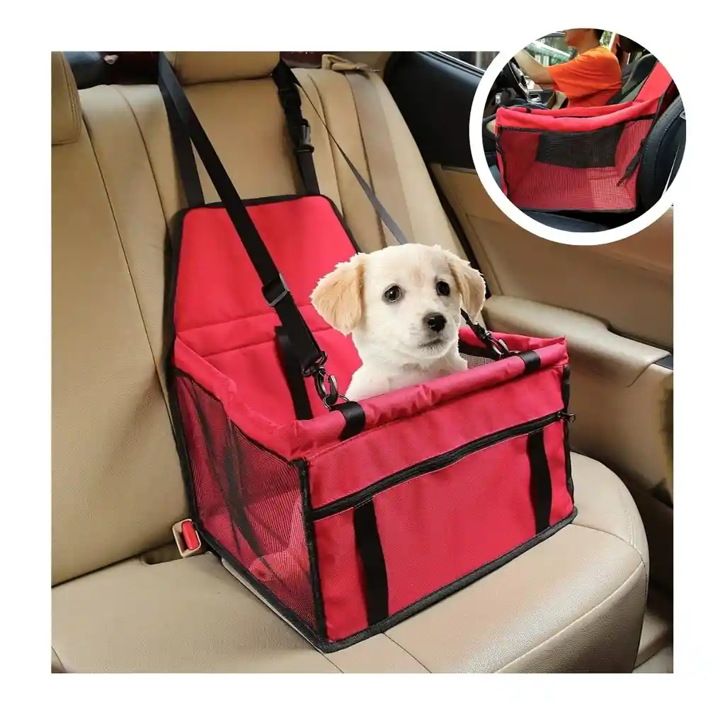 Silla De Carro Para Mascotas - Rojo