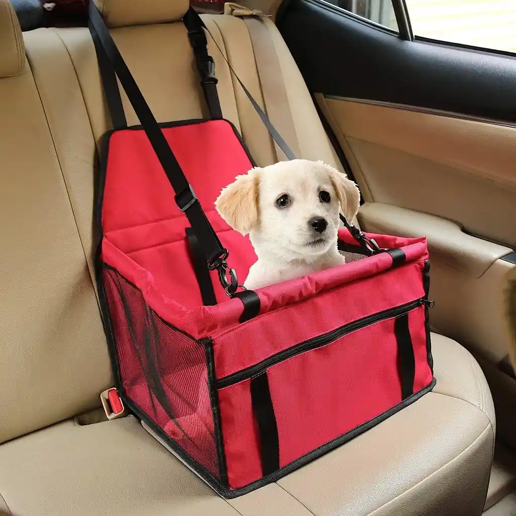 Silla De Carro Para Mascotas - Rojo