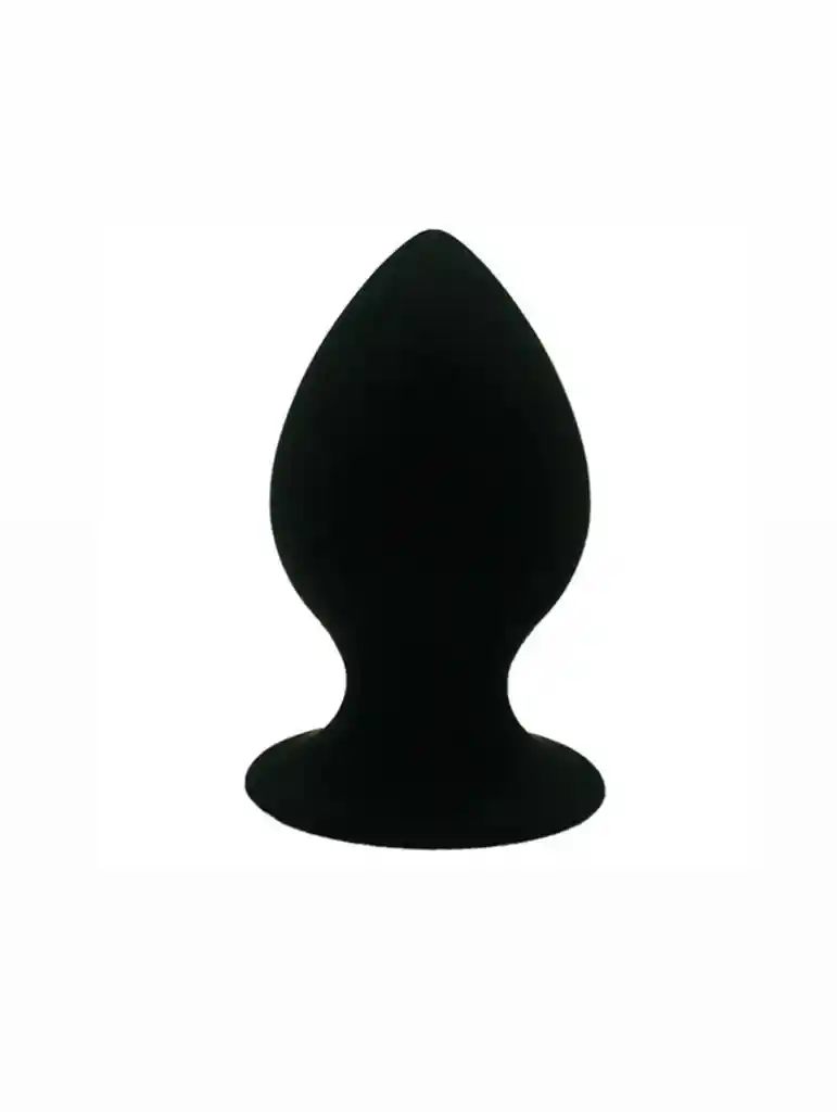 Large Plug Anal Silicona Dilatador Sexual Erotico Talla Xl Color Negro
