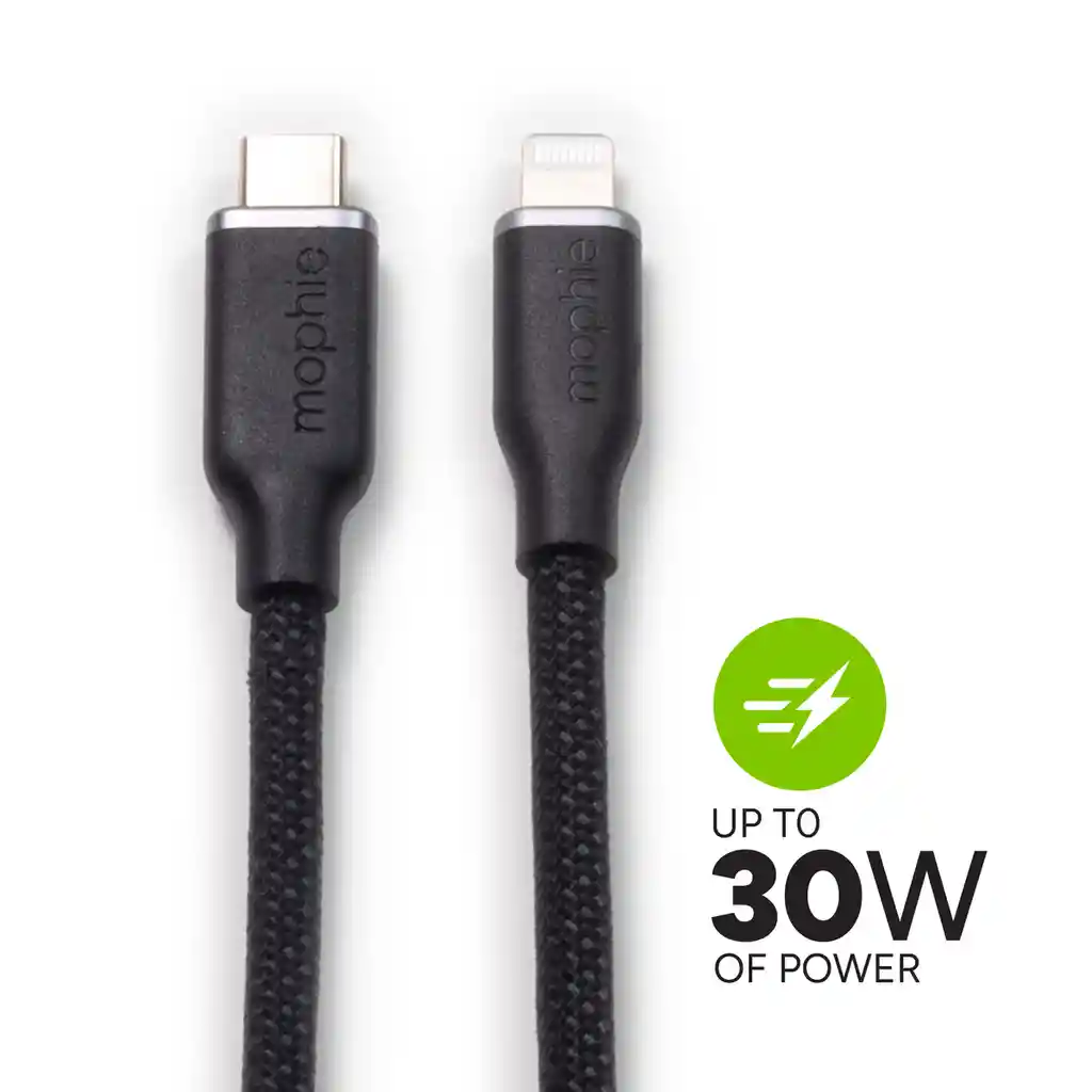 Mophie Cable Usbc To Lightning 2m Blk