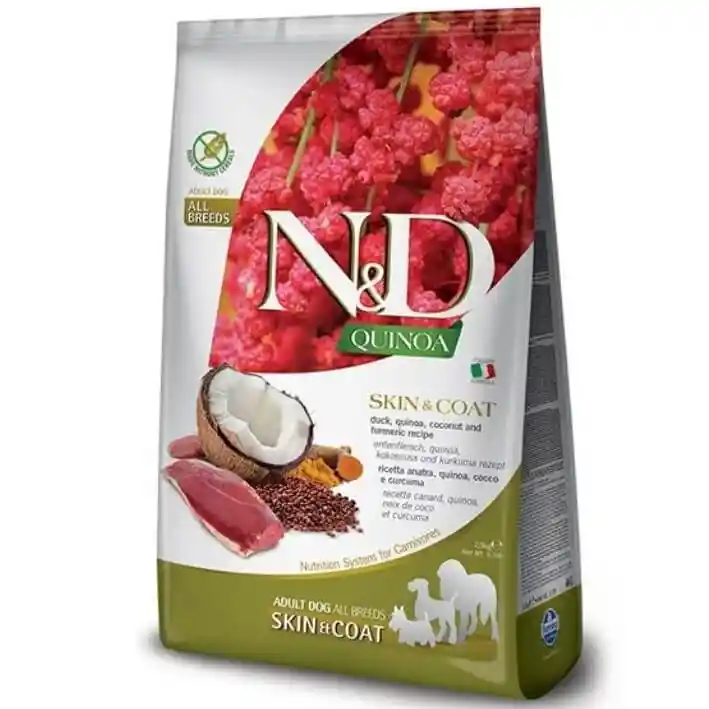 Alimento Seco Para Perro Nyd Quinua Can Adult Skin Pato 10,1kg