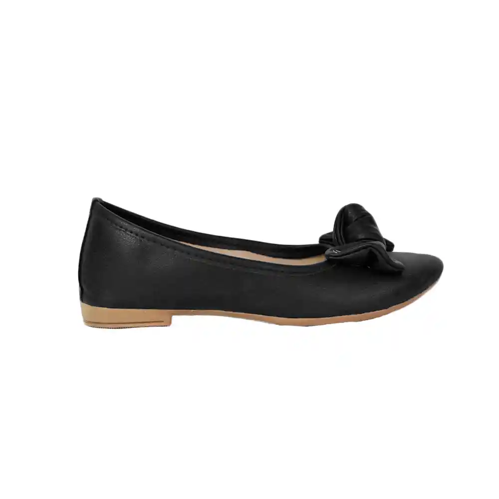 Calzado Casual Dama Zapato Baletas Mujer Karla Chacon Alanna Negro/38