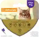 1 Pipeta Advocate Gatos Hasta 4 A 8 Kg Advocate Para Gatos Desparasitante Interno Y Externo Gato Advocate 4 A 8 Kg Unidad Spot