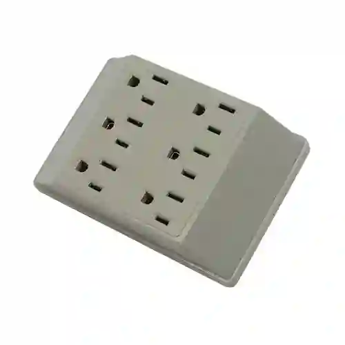 Multitoma Regleta Extensión Electrica 6 Tomas De Pared