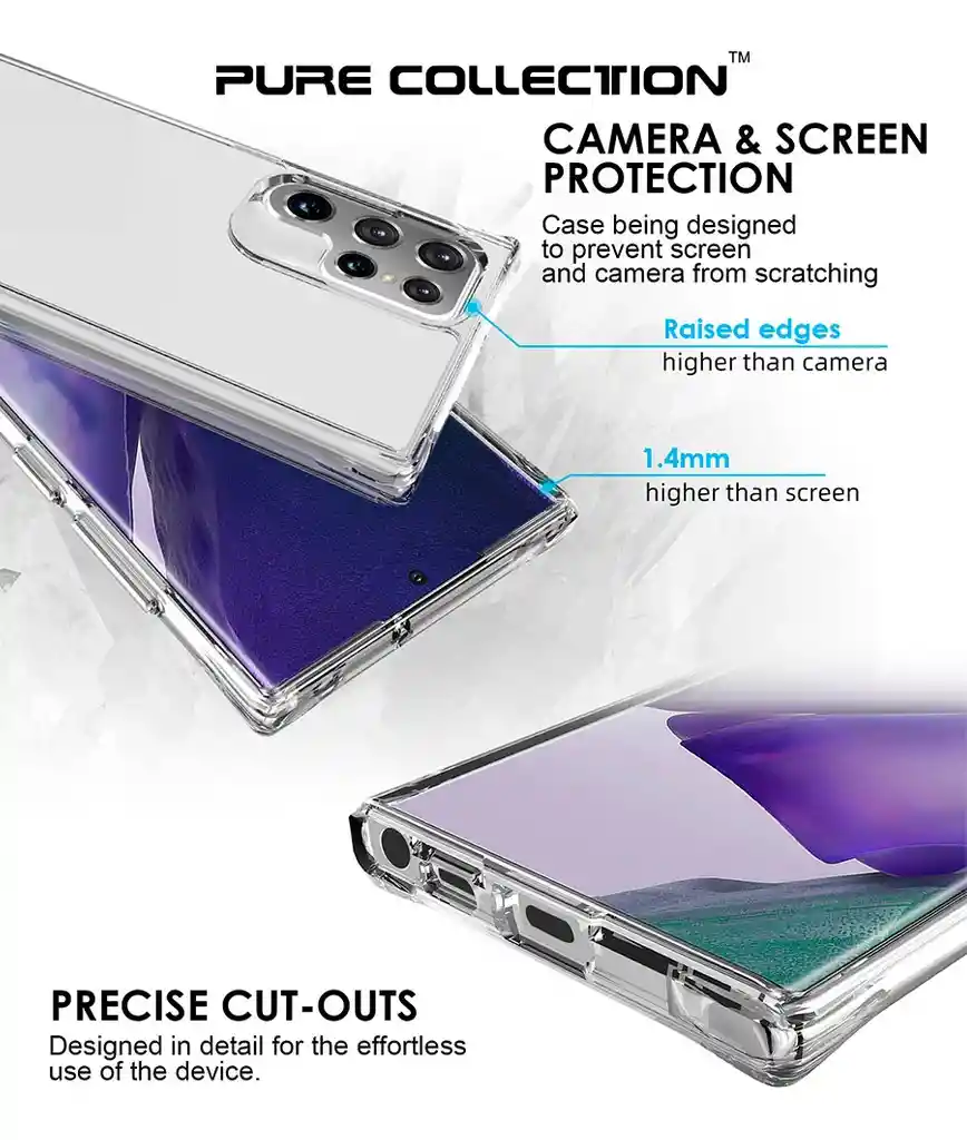 Estuche Para Galaxy S24 Ultra Antigolpes Space Pro En Clear