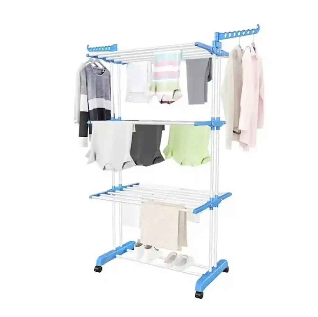 Tendedero Ropa Móvil Fácil Y Duradero
