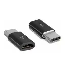 Adaptador Usb-c 3.1 Macho A Micro Usb Hembra Usb Tipo C Usbc Color Negro