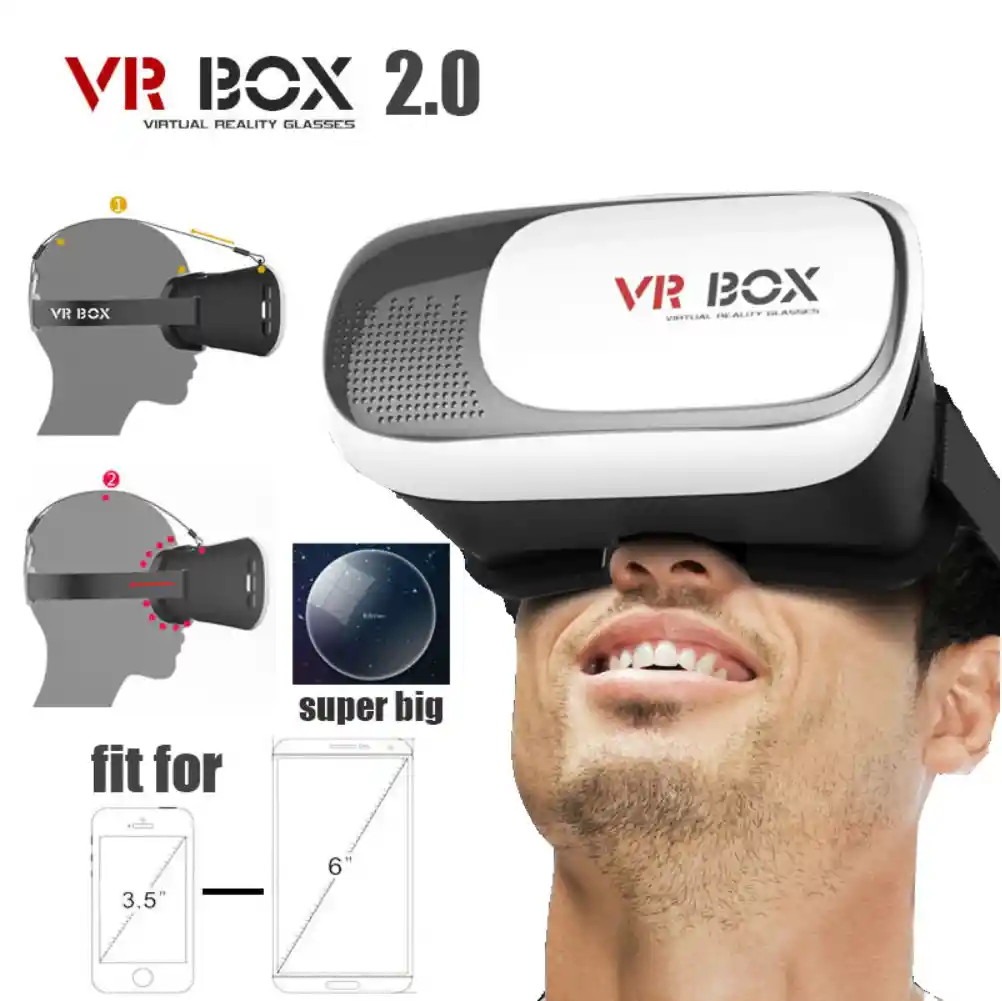 Gafas De Realidad Virtual Aumentada 3d Vr Box Para Smartphone