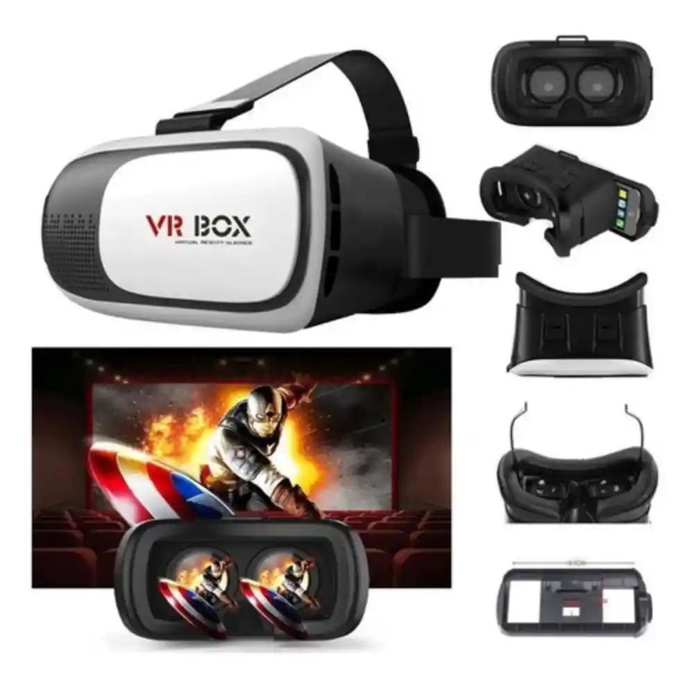 Gafas De Realidad Virtual Aumentada 3d Vr Box Para Smartphone