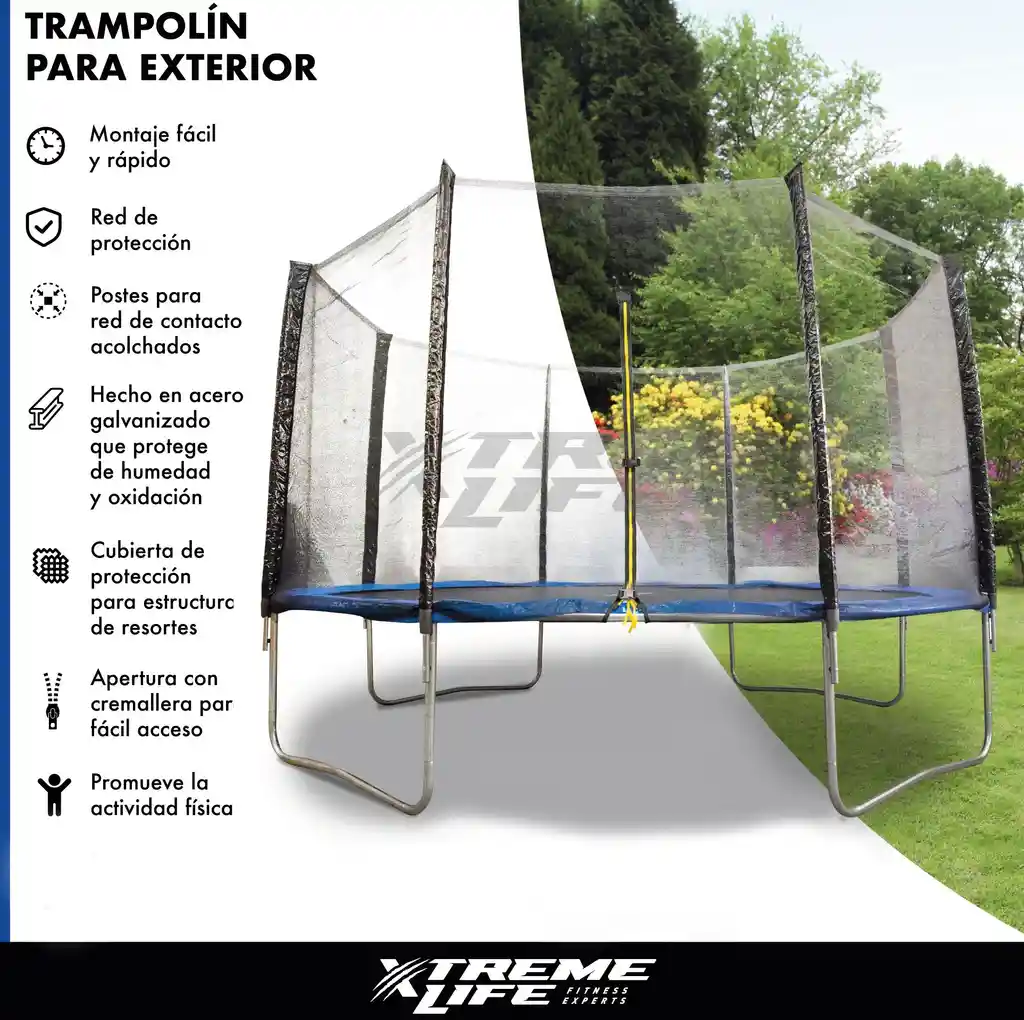 Trampolin Saltarin 3.90 Mts Para Niños Con Malla Eventos