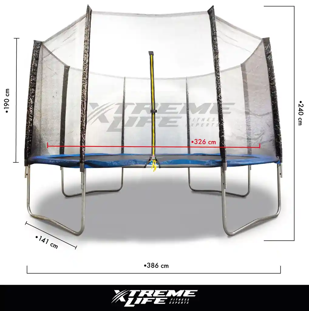 Trampolin Saltarin 3.90 Mts Para Niños Con Malla Eventos