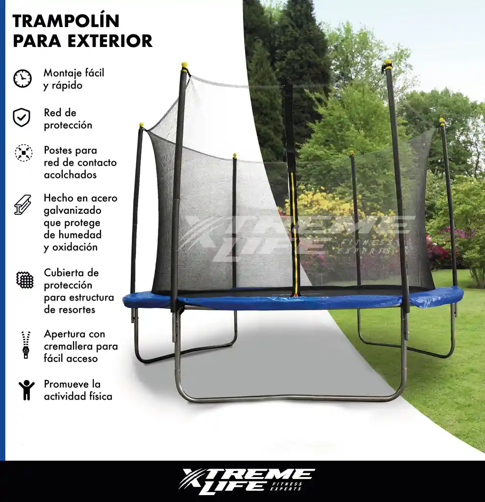 Trampolin Saltarin 3 Mts Para Niños Con Malla Para Eventos