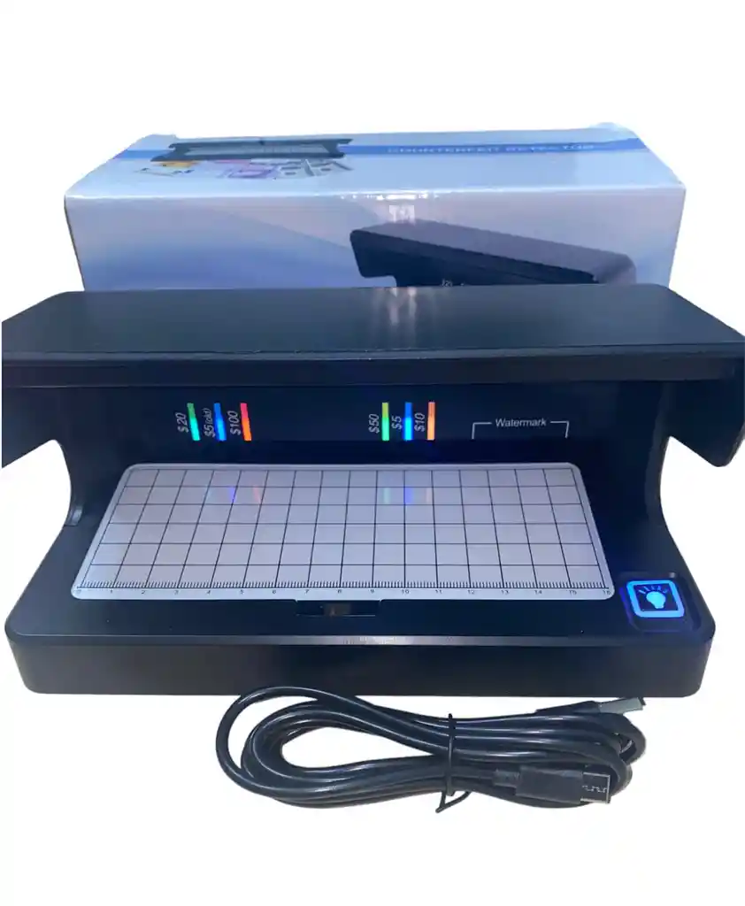Probador Detector Billetes Falso Luz Uv Recargable