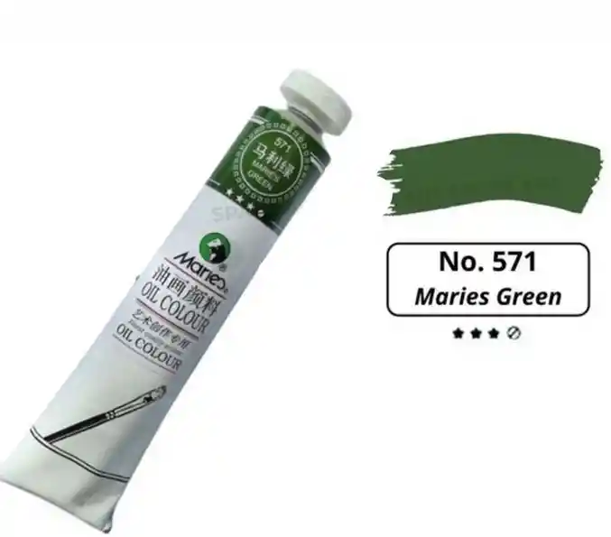 Pintura En Oleo 571 Maries Green X50ml Marca Maries