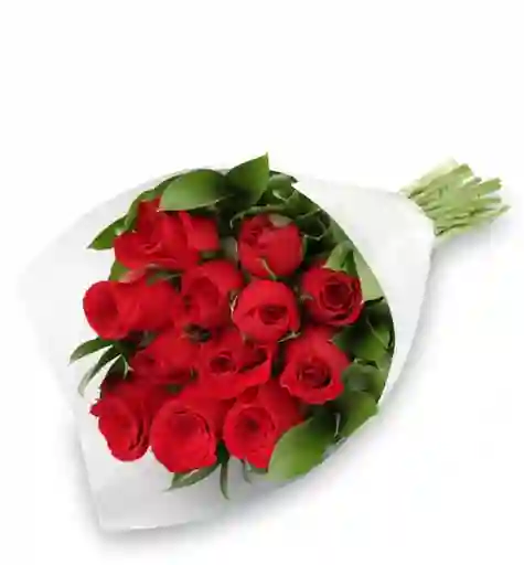 Bouquet Docena De Rosas