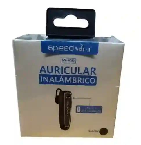 Bluetooth Auricular Inalambrico Speed Song Larga Duración