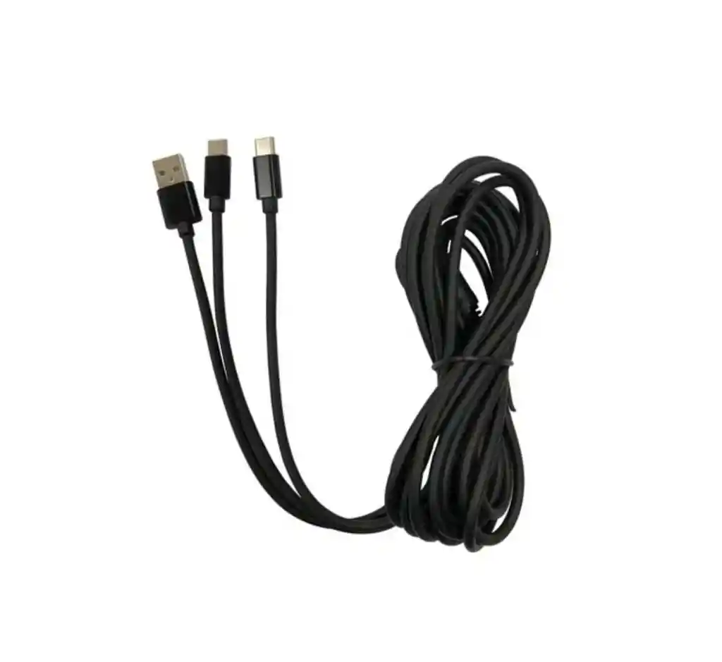 Cable De Carga 2 En 1 Para Mando De Ps5