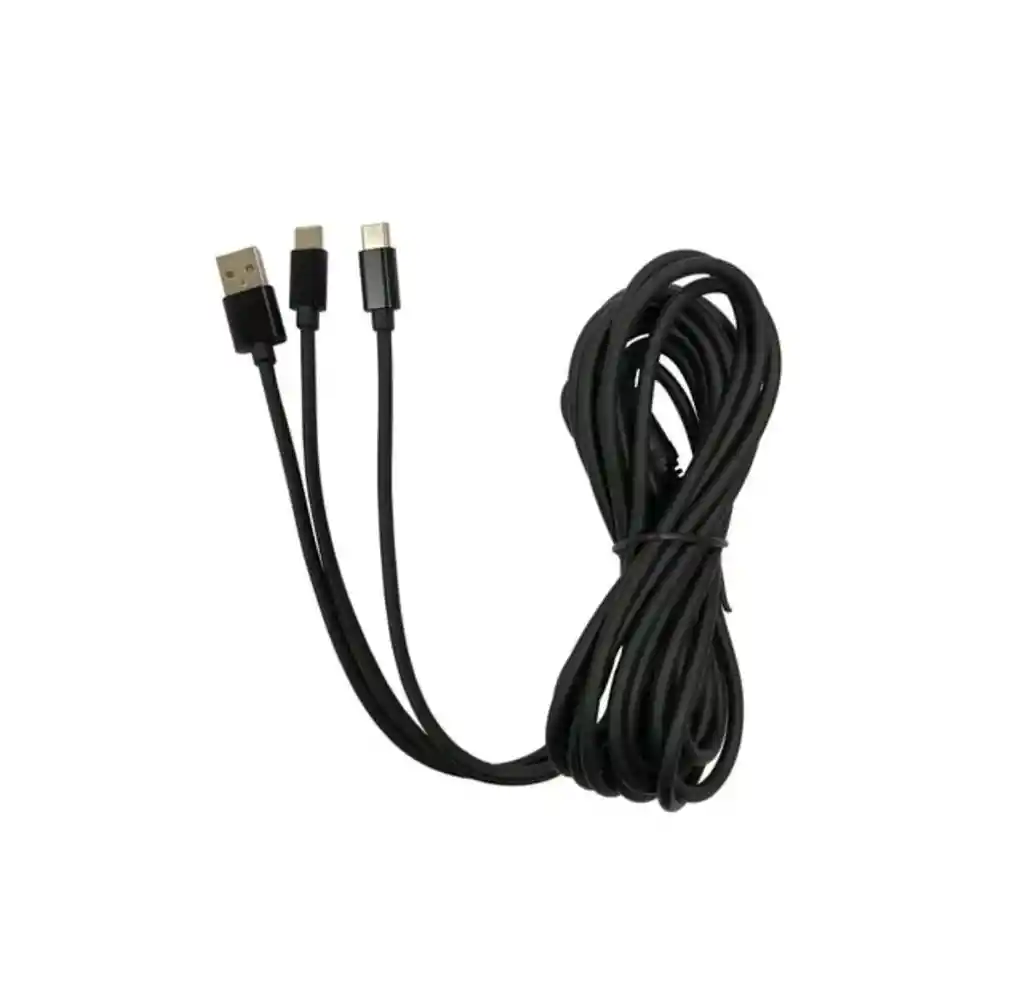 Cable De Carga 2 En 1 Para Mando De Ps5