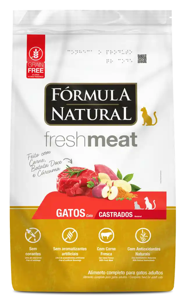 Formula Natural Alimento Seco Para Gato Fresh Meat Cat Adulto Castrado Carne * 7 Kg