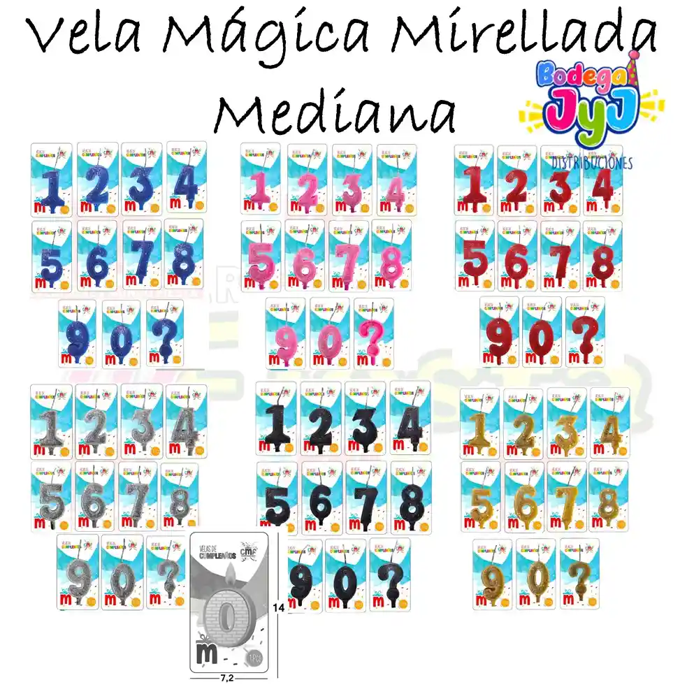 Vela Mágica Escarchada