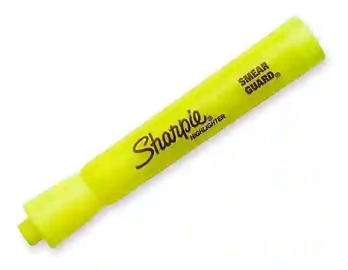 Resaltador Sharpie Redondo Amarillo