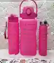 Trio Set Botilitos Motivacionales Femeninos X3 - 2000ml- 1000ml-500ml