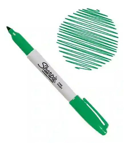 Sharpie Permanente Verde