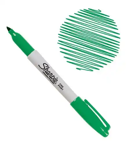 Sharpie Permanente Verde