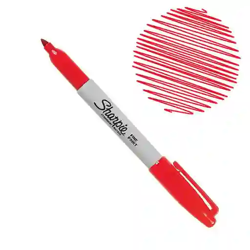 Sharpie Permanente Rojo