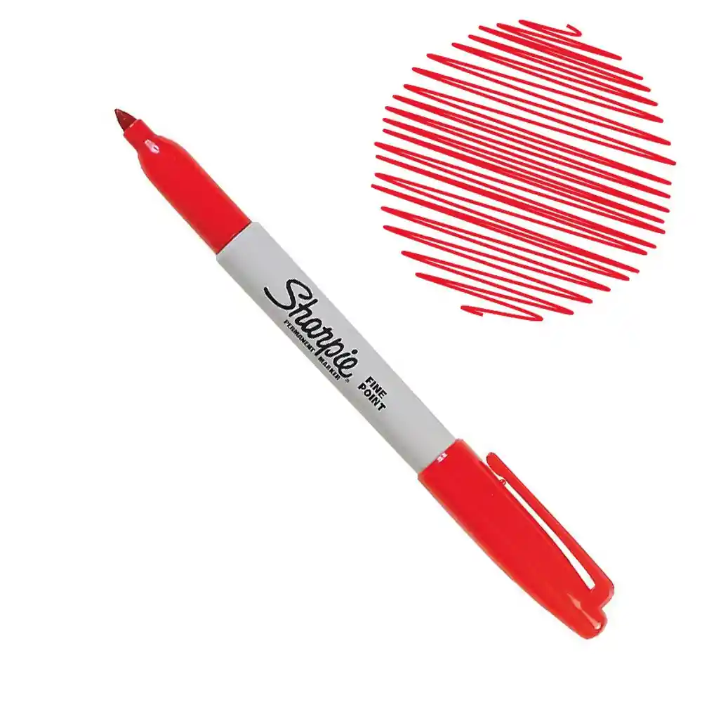 Sharpie Permanente Rojo