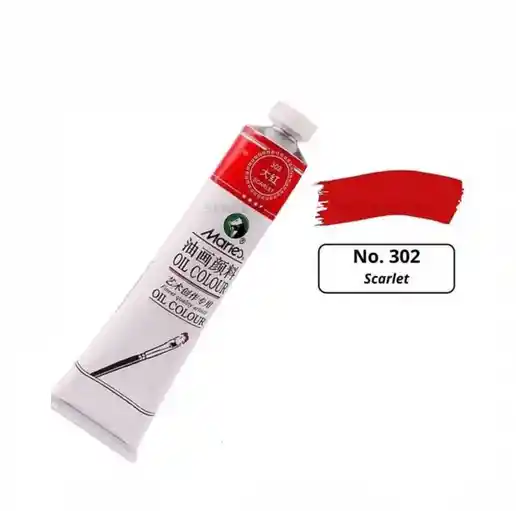 Pintura En Oleo 302 Scarlet X50ml Marca Maries