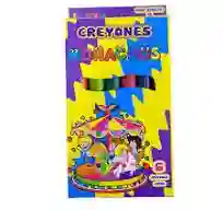 Crayon Monachos Escolar Jumbo X 6 Und