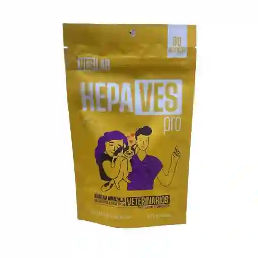 Ves Lab Hepa Ves Pro Suplemento Alimenticio Formula Avanzada Para Perros Y Gatos 66 Gr *30 Nuggets