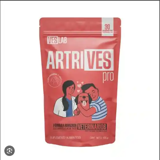 Ves Lab Artri Ves Pro Suplemento Alimenticio Formula Avanzada Para Perros Y Gatos 66 Gr *30 Nuggets