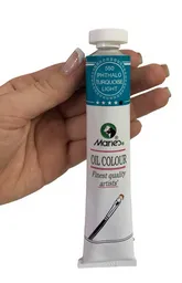 Pintura En Oleo 550 Phthalo Turquoise X50ml Marca Maries