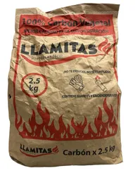 Carbon Llamitas Vegetal Premium Larga Duracion Asados Brasas Fogatas