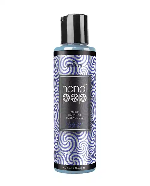 Gel De Masajes Handipop Blueberry Muffin Sensuva 125 Ml