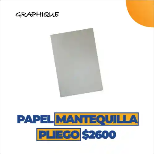 Papel Mantequilla Pliego