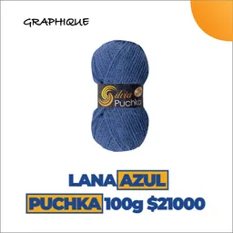 Lana Azul Puchka 100 Gms