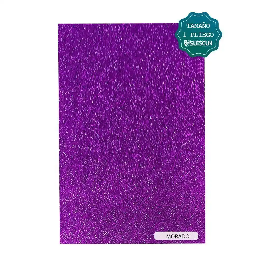 Fomi Lamina Escarchado Morado