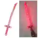 Juguete Espada Minecraft Samurai Niños Led Sonido Dizfras