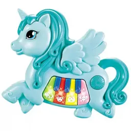 Piano Unicornio Pony Musical Bebes Niñas Juguete + Baterias