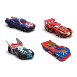 Carro Avengers Superheroes Comics Coleccion X 4 Unidades