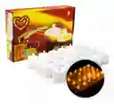 Vela Luz Led Navideña X 24 Velitas Blancas Decoracion Evento
