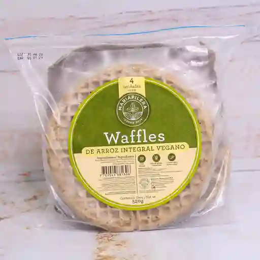 Waffles De Arroz Integral Vegano