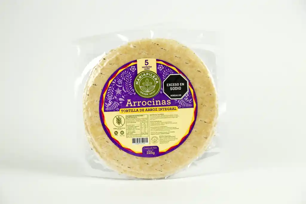 Tortillas De Arroz Integral Flexible/crocantes